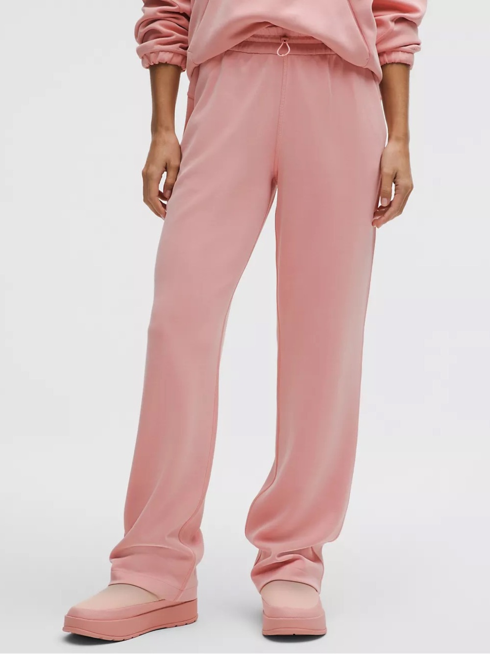 lululemon athletica Tea Rose Pink Softstreme Relaxed Track Pants - Picture 2 of 2